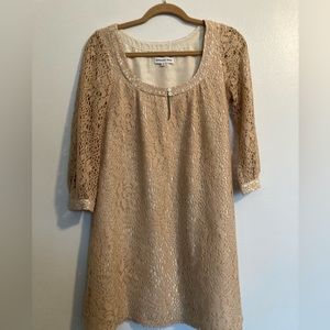 Christopher Deane babydoll crochet dress